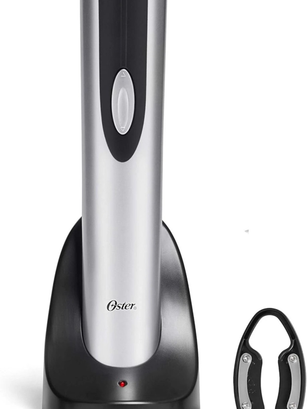 Oster Cordless Electric Wine Bottle Opener with Foil Cutter grey6